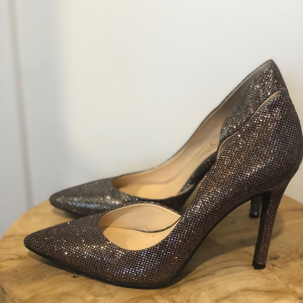 Jessica Simpson Sparkly Pumps (Pewter) Size 9